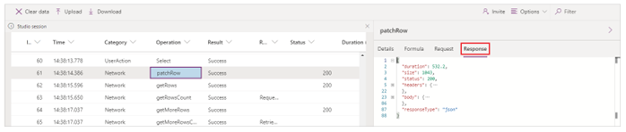 PowerPlatform-debug-risposta