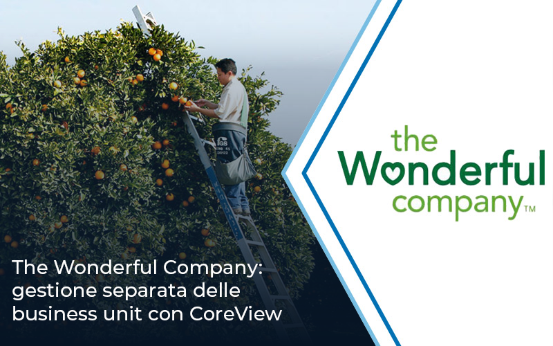 The Wonderful Company: gestione separata delle business unit con CoreView | Impresoft 4ward	