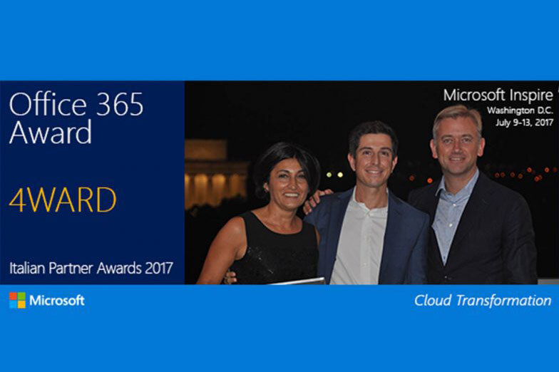 Microsoft Cloud Transformation Office 365 partner of the Year 2017