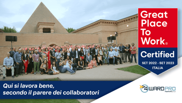 4wardPRO ottiene la Certificazione Great Place To Work® Italia